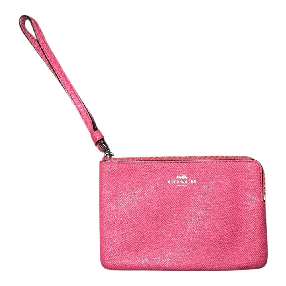 Coach Vibrant Pink Wristlet